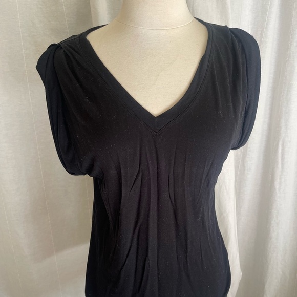 Trouvé black cotton cap sleeve top shirt - Picture 1 of 4